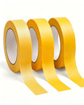 3Rolls Painters Tape 1 Inch Wide Orange Masking Tape for Painting 55Yards - color: Orange