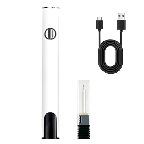 Wlizyzfhy Rechargeable Thread Burner kit，Tool Burning Pen(white) - color: White