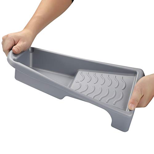 NANJA 4" Mini Paint Roller Tray Set Deep Well Paint Tray (2PCS)