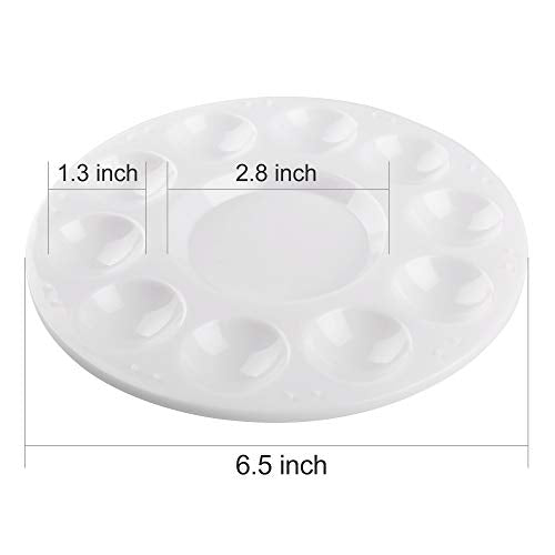 32 PCS Paint Tray Palettes, Plastic Paint Palettes for Students or Kids