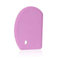 Sapid Silicone Bowl Scraper Flexible Curved Edge Dough Scraper Baking Bread - color: Purple