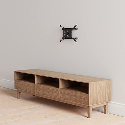 Amazon Basics Full Motion TV Wall Mount with Horizontal Post Installation Leveling for 32" to 86" TVs, Black - style: Full Motion Articulating