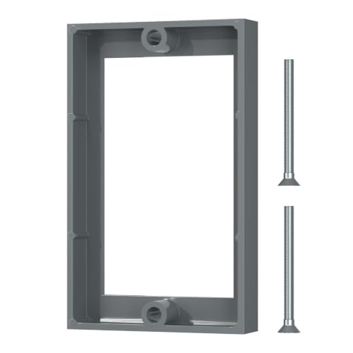 ABS 1/2 Inch Outlet Box Extender, Single Gang, Gray, 1 Pack - color: Gray, size: 1 PC
