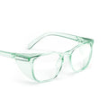 Stoggles - Official - Square - Z87.1 Certified Safety Glasses - Anti-Fog - Blue Light Blocking (Size Small, Jade), Mini - color: Jade, size: Small