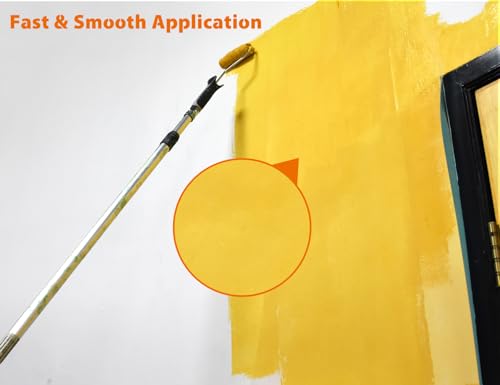 ROLLINGDOG 4 Inch Paint Roller Kit - color: Microfiber Roller With Tray
