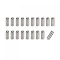 uxcell 3x4mm Dowel Pins, 50pcs 304 Stainless Steel Round Head Flat Chamfered End Dowel Pin Bunk Bed Pins Shelf Pegs Support Shelves Fasten Elements - size: 3x4mm