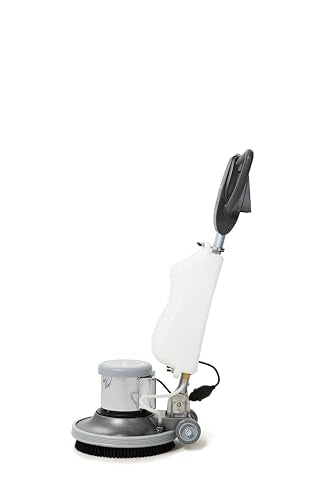 17" Heavy-duty Multi-Functional Floor Buffer Polisher Machine - Clean, Buff, Scrubb and Polish with Ease! Ideal for Carpets Too! Includes Optional Solution Tank, 2 Brushes and 3 Scouring Pads - size: 17" Non-Weighted