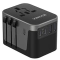 VINTAR Universal Travel Adapter 30W, International Power Adapter - color: 30W Black