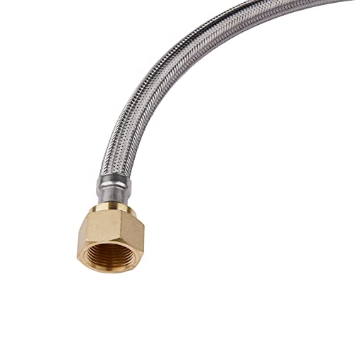 1piece EFIELD 24"Length Flexible Connector,Push-fit 3/4" x 3/4" FIP - size: 24 Inch, style: 3/4x3/4