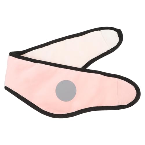 Angoily Ear Warmer Headband, Sleep Mask, 2 in 1 Eye Mask and Soundproof Sleep Earmuff Noise Reduction Sleeping Ear Wraps Ear Protection Cover for Men Women Ear Mask Pink Sleeping Earmuffs - color: Pink