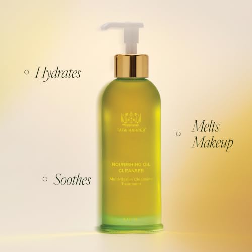 Tata Harper Nourishing Oil Cleanser, Gentle Makeup Removing Cleanser, Cleansing Oil, Natural Skincare - size: 4.2 Fl Oz (Pack of 1)