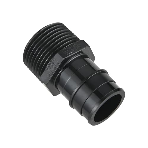 10 Piece EFIELD Pex-A Poly PPSU Expansion Fittings 1" X1" Male NPT Adapter - size: 1" x 1" (PPSU, Pack of 10)