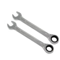 2 Pcs 13mm Ratchet Combination Wrench, Metric 72-Tooth - size: 13 mm