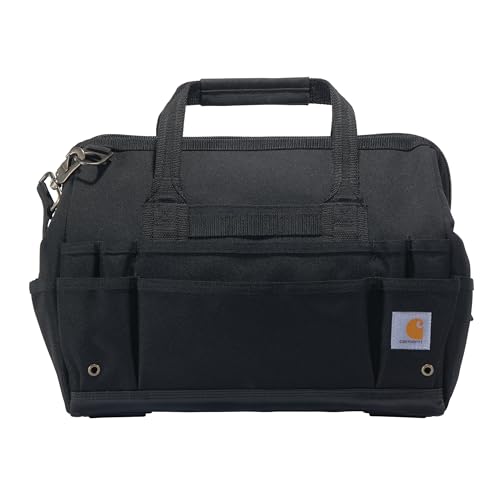 Carhartt Onsite Tool Bag, Durable Water-Resistant, Tool Storage Bag, Heavyweight, 16-Inch, Black