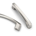Asidrama 10 Pack 3 inch Brushed Satin Nickel Kitchen Cabinet Handles - color: Brushed Satin Nickel, size: 3" Hole Center(76mm)