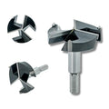 Forstner Drill Bit 2-3/4 Inch, Triple-Flute Carbide Tipped Forstner Bit for Hard Wood, Soft Wood, Veneered Plywood, Plastic, Drilling Hole Saw Woodworking Hinge Cutter Tool - style: 2-3/4 Inch