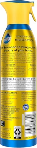Pledge pH Balanced Multi Surface Cleaner Spray, Rainshower, 9.7oz, (3-Pack) - size: 9.7 Fl Oz (Pack of 3)