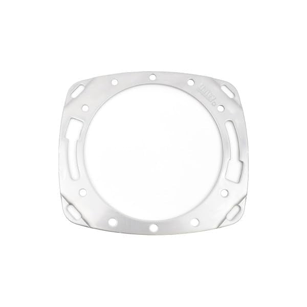 Oatey Fix-It Stainless Steel Flange Repair Ring, Adjustable Toilet Flange Repair Kit for Broken or Cracked Mounting Flanges, Secure Seal