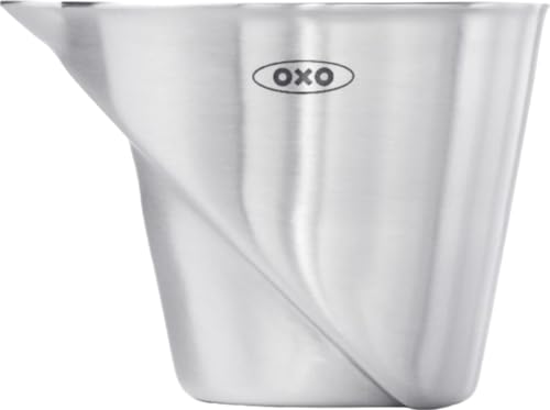 OXO Steel Angled Measuring Jigger - Stainless Finish