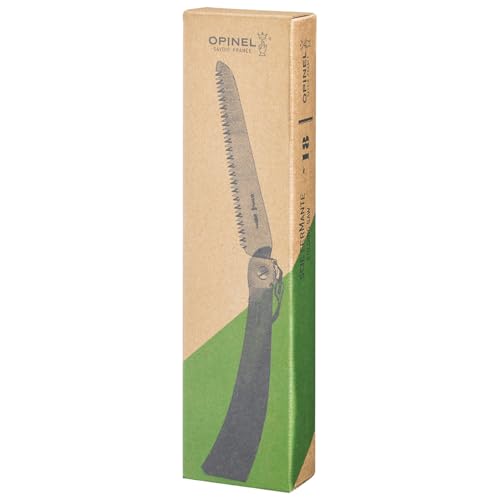 Opinel Folding Saw - Gardening and Camping Folding Carbon Steel Saw with Beechwood Handle - style: No.18