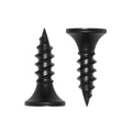 #6 x 1/2 Inch Drywall Screws Phillips Flat Head Black Oxide Screws 137 PCS, Wood Screws for Furniture Cabinet DIY - size: #6×1/2