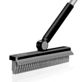 SetSail Grout Cleaner Brush with Long Handle, V-Shaped Floor Brush, Black - color: Black Grey