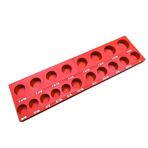 1/2" Drive SAE Socket Organizer (Model # 49-66-7012) Compatible with Milwaukee Shockwave