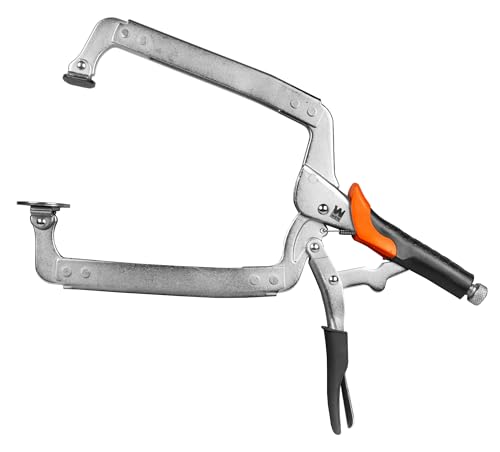 WEN 8-Inch Face Clamp for Woodworking and Pocket Hole Joinery (CL862F) - size: 8-Inch