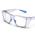 Safety Glasses Anti-Fog Eye Protection Blue Light Blocking Glasses for Women Men - color: Purple