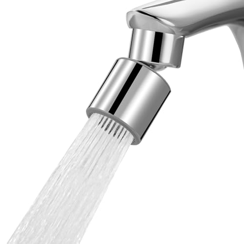 Hibbent NSF/ANSI/CAN 61 & cUPC Certified Faucet Aerator, Chrome - color: Chrome, style: Classic 360 Degree Faucet Aerator