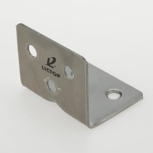 Shelf Support Corner Braces, 1.5 x 1.2 x 0.06 Inches - size: 1.5 x 1.2 x 0.06 Inch, style: Rectangular End