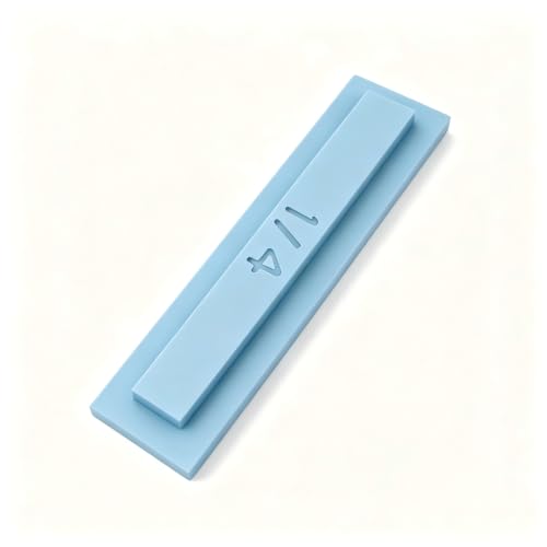 Trim Reveal Tool - 1/4 Precision Trim Gauges - Non-Damaging Hard Plastic Door Reveal Marking Tools - Accurate Jamb Marking - Wood Reveal Spacing Tool (LightBlue) - size: 1/4 LightBlue