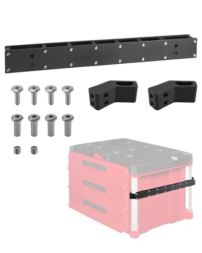 Black Power Drill Holder Fit for Milwaukee Packout Toolbox