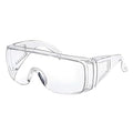 Clear Safety Glasses, Splash Proof Goggles with Anti Fog, Lab Protective Goggles, Lightweight Protective Eyewear Over Glasses Impact Scratch Resistant