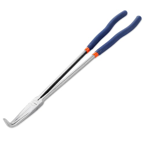 16'' Extra Long Needle Nose Pliers for Narrow and Limited Spaces - style: 16'' 90 Degree Angle