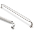 10 Pack 7-1/2 Inch Cabinet Pulls Brushed Satin Nickel Kitchen Cabinet Handles Zinc Alloy Drawer Pulls Solid Cabinet Hardware - color: Brushed Satin Nickel, size: 7-1/2'' Hole Center(192mm)