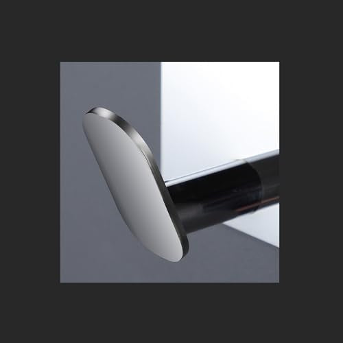 DELITON Adhesive Towel Hooks, 4 Pack Stainless Steel 26lb Max Mirror Silver - color: Mirror