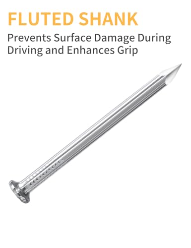 Concrete Nails Masonry Nails for Hanging Pictures Assortment Kit - size: Assorted Sizes (3/4 to 2 Inch)