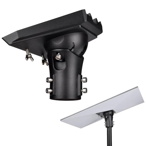 Adjustable Pipe Adapter for Starlink Gen 3/Standard 4/4X Dish,Black - color: Black