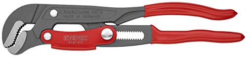 KNIPEX Tools 83 61 010, Rapid Adjust Swedish Pipe Wrench, 12 - size: 12-Inch