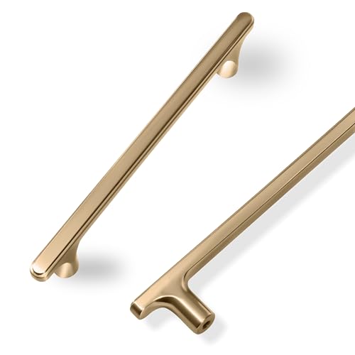 COTYKILEY 10 Pack 5 Inch(128mm) Champagne Copper Cabinet Handles Kitchen Cabinet Pulls Cabinet Door Handles Kitchen Cabinet Hardware - color: Champagne Copper, size: 5" Hole Center（128MM）