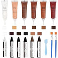 Kenbry Wood Repair Kit,Quick Fix Stick Restore Scratch, Holes for Wooden - color: 6+6 Color