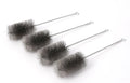 12 Inch Pipe Cleaning Brush Set with Stainless Steel Bristles, Steel Wire Tube Brush Kit for Auto Parts Polishing, Machining, Bottles, Tubes, Etc.（50mm-4pcs） - color: 4PCS, size: 2"(50MM)-4PCS