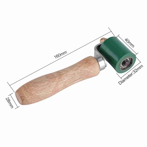 40mm Silicone Hand Pressure Roller, High Temperature Resistant Seam Hand Pressure Roller for Roofing PVC Welding Tool
