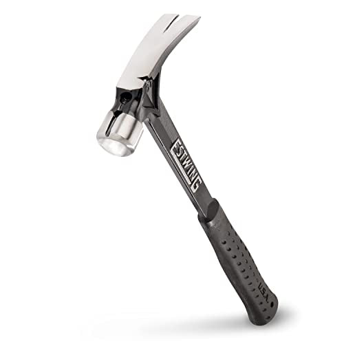 ESTWING Ultra Series Hammer, 19oz Smooth Face, Black Grip, EB-19S - size: 19 oz, style: Smooth Face