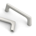 Asidrama 6 Pack 3 Inch(76mm) Brushed Satin Nickel Cabinet Pulls Cabinet Handles Cupboard Handles Kitchen Cabinet Hardware for Cupboard Drawer Pulls - color: Brushed Satin Nickel, size: 3" Hole Center, style: 6 Pack