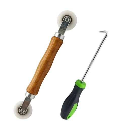 Screen Roller Tool Screen Repair Spline Roller for Easy Window/Door Screen Repair & Replacement (2 Pack) - size: 2 Pack