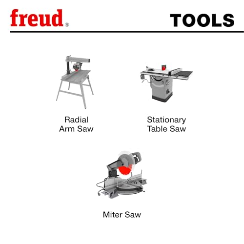 Freud LU85R012: 12" Carbide Tipped Saw Blade for Crosscutting - style: 12-Inch 96 Tooth ATB Crosscutting Saw Blade with 1-Inch Arbor and PermaShield Coating