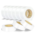 White Electrical Tape, UL Approved, 0.7in x 33ft, 9 Pack - color: White