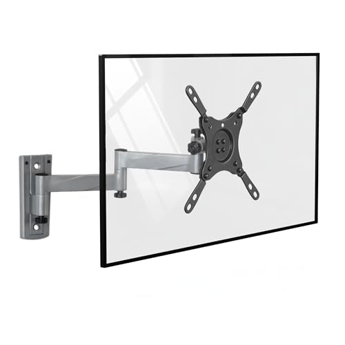 Mount-It! Lockable RV TV Mount for Camper, Trailer, Motorhome, Truck & Boat, Full Motion, Quick Release, Rust-Resistant Aluminum, Dual Wall Plates for Indoor & Outdoor, 19-43 TVs, 33 lbs, VESA 200x200